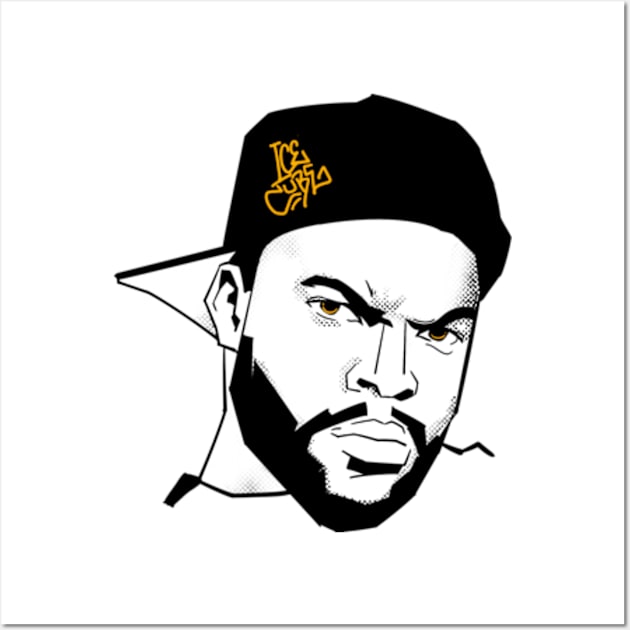 Ice Cube Simple Design Wall Art by pentaShop